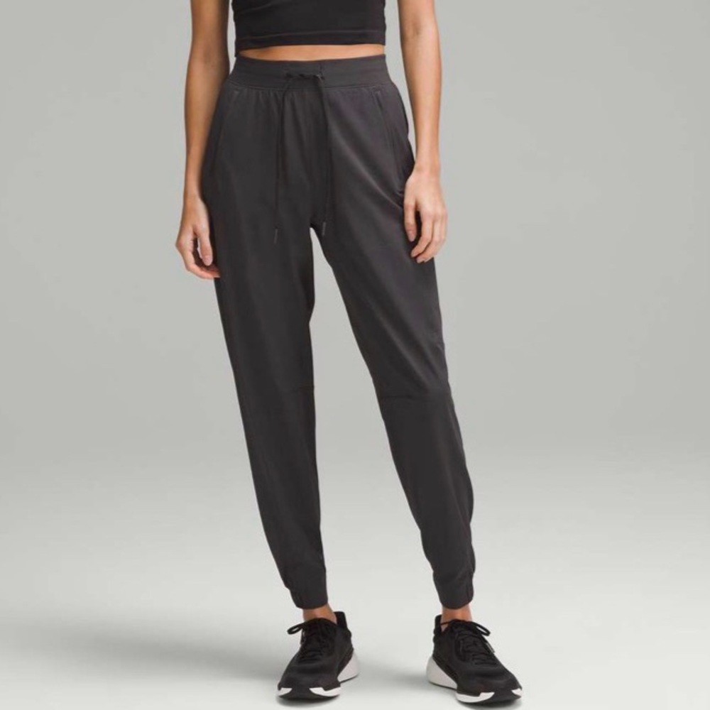 Lululemon Black Joggers Drawstring Training Athletic Performance